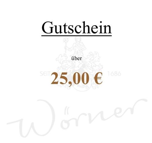 Gutschein-25€